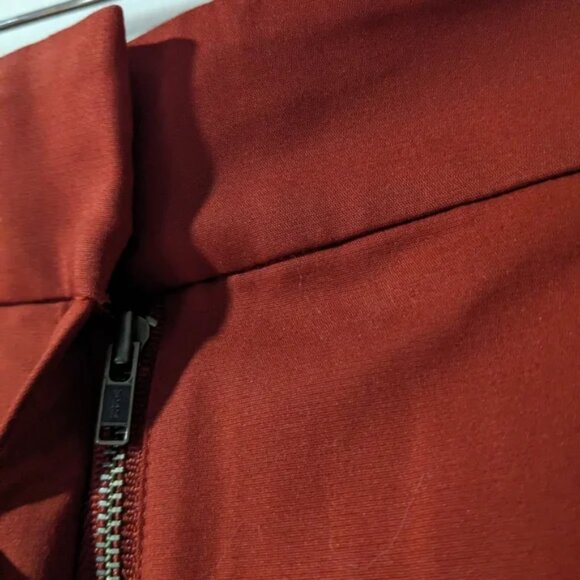 COS Red Ankle Cropped Pants - Picture 8 of 14